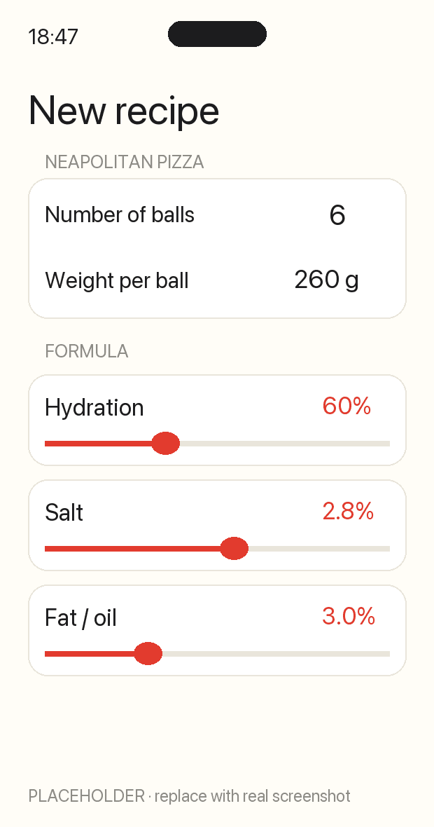 Metti a punto la formula